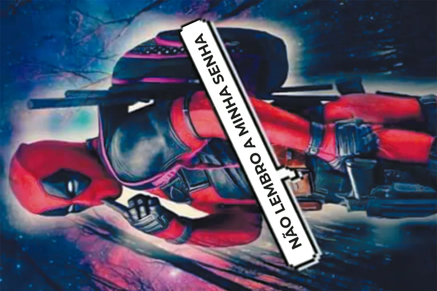 Adesivo para cartão Deadpool Estilo Neon