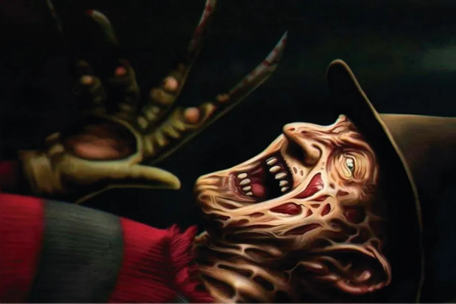 Adesivo para cartão Freddy Krueger Sombrio