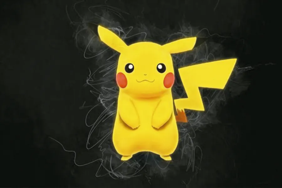 Adesivo para cartão Pikachu Amarelo