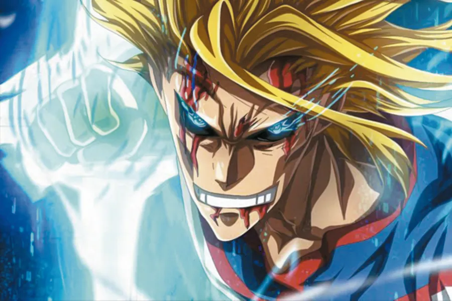 Adesivo para cartão All Might em Ação