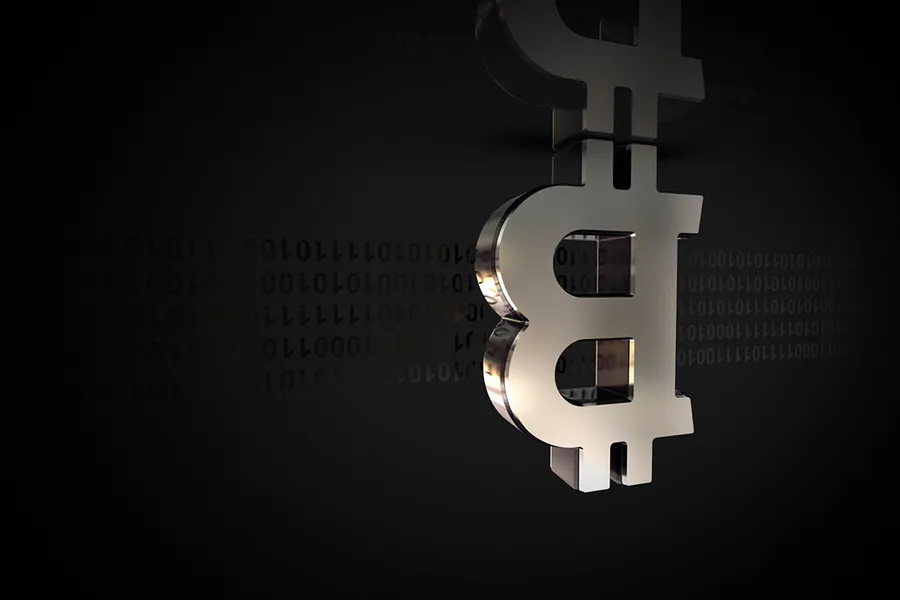 Adesivo para cartão Símbolo do Dólar Prateado