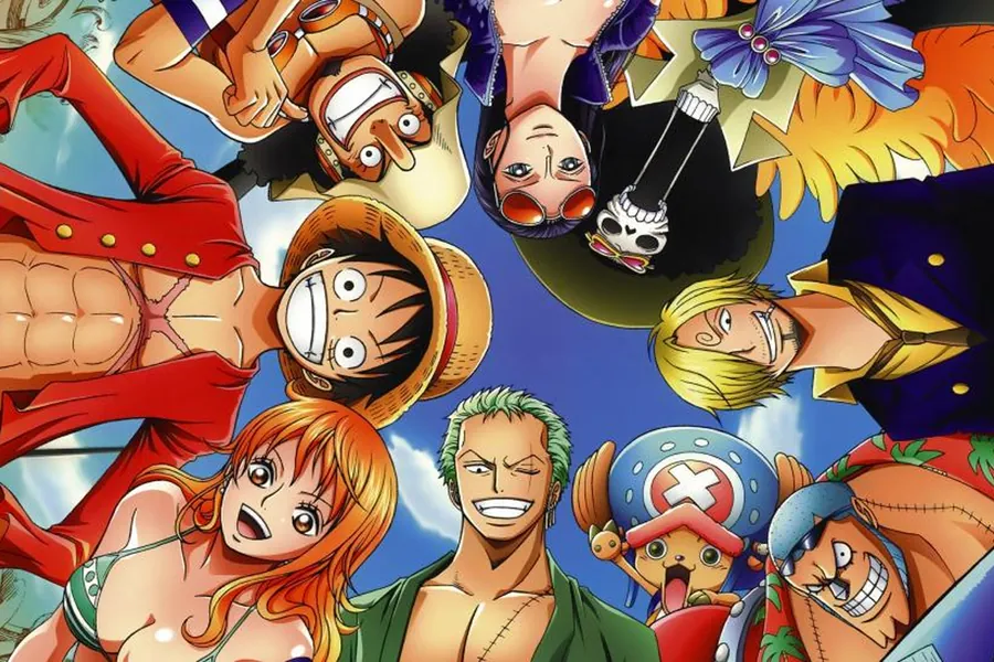 Adesivo para cartão One Piece Colorido