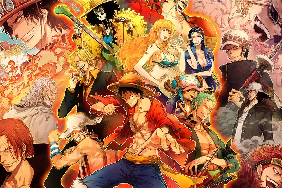 Adesivo para cartão One Piece Luffy Anime