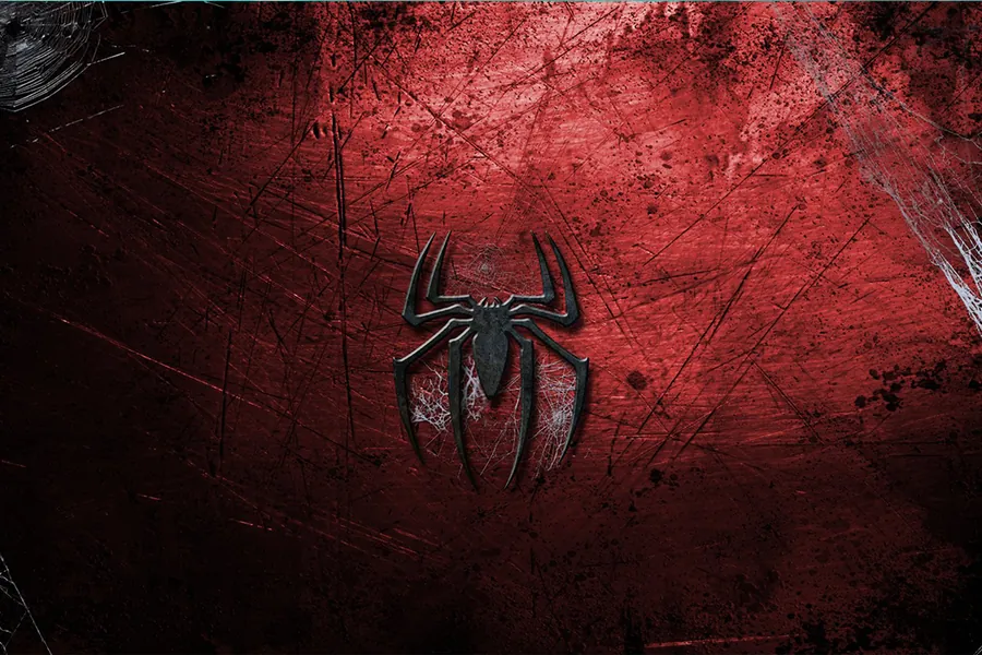 Adesivo para cartão Homem-Aranha Vermelho