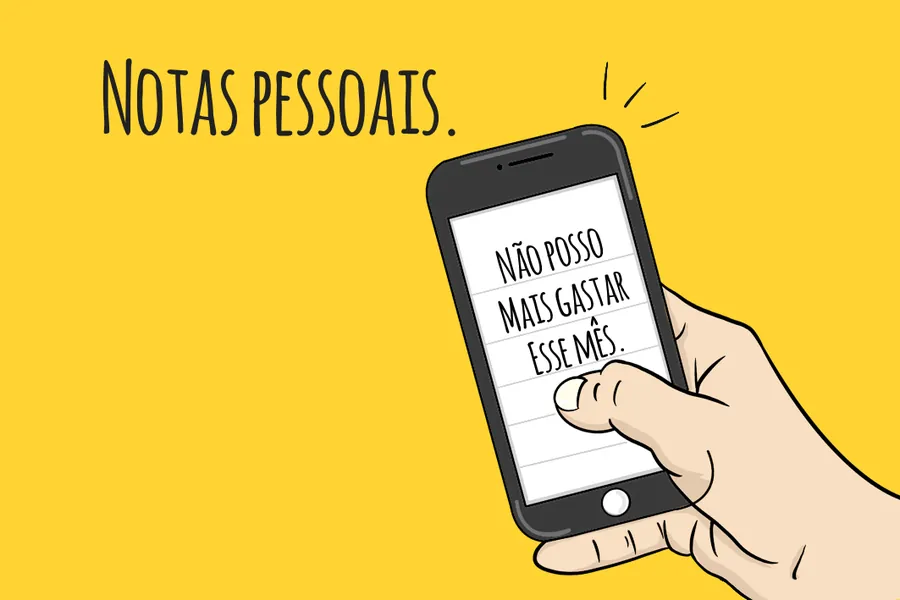 Adesivo para cartão Não Posso Gastar Mais