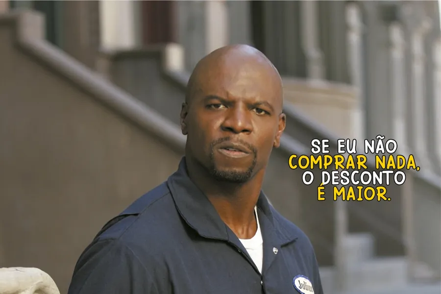 Adesivo para cartão Terry Crews Meme