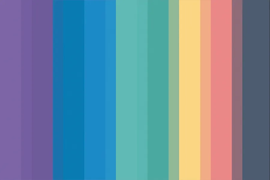 Adesivo para cartão Listras Abstratas Coloridas