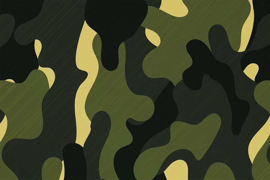Adesivo para cartão Camuflagem Verde Militar