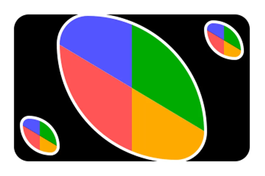 Adesivo para cartão Formas Geométricas Coloridas