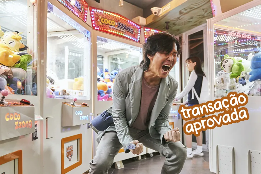 Adesivo para cartão Transação Aprovada Arcade