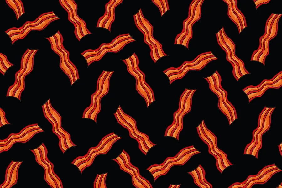 Adesivo para cartão Estampa Ondas Laranja e Vermelho