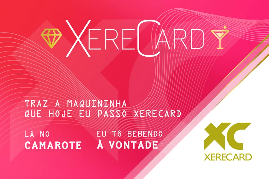 Adesivo para cartão Xerecard Rosa