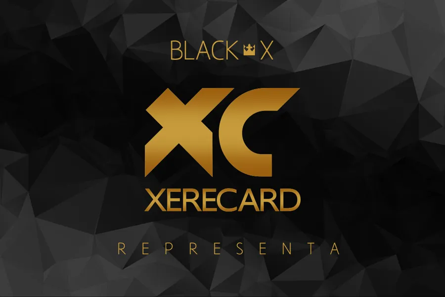 Adesivo para cartão Xerecard Preto e Dourado