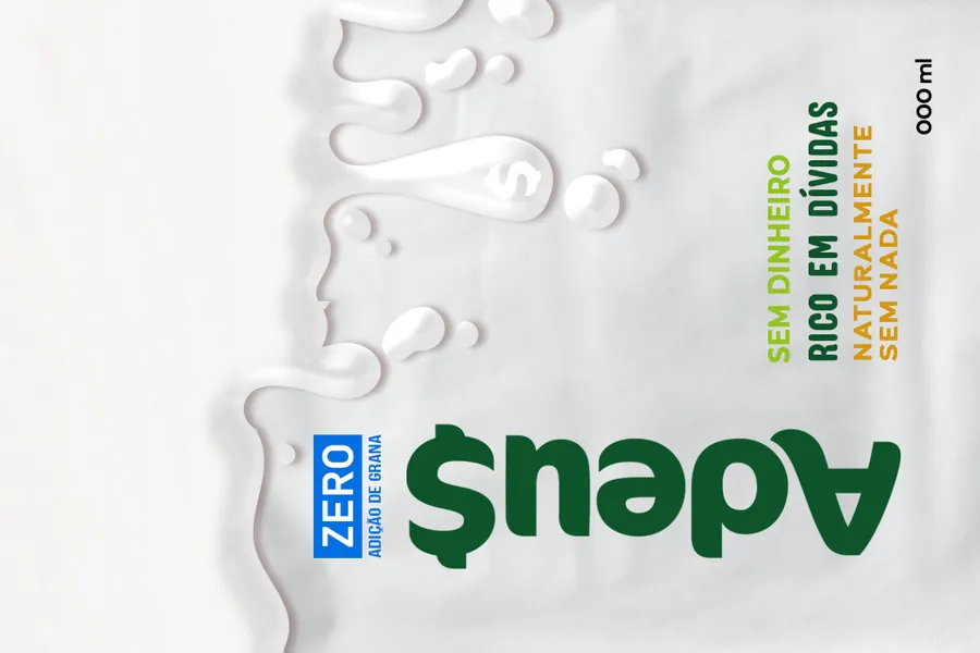 Adesivo para cartão Logo Aqua Verde