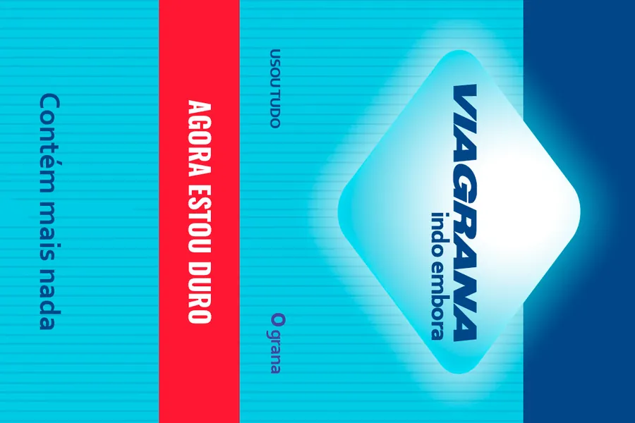 Adesivo para cartão Frase Azul e Vermelha