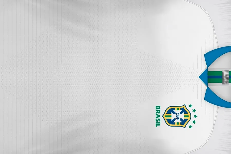 Adesivo para cartão Brasil Branco e Azul