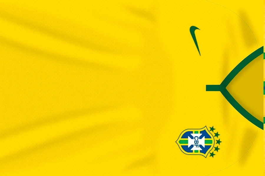 Adesivo para cartão Camisa Brasil Amarela