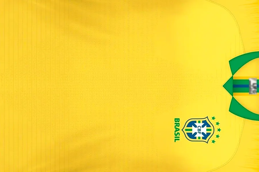 Adesivo para cartão Camisa Brasil Amarela