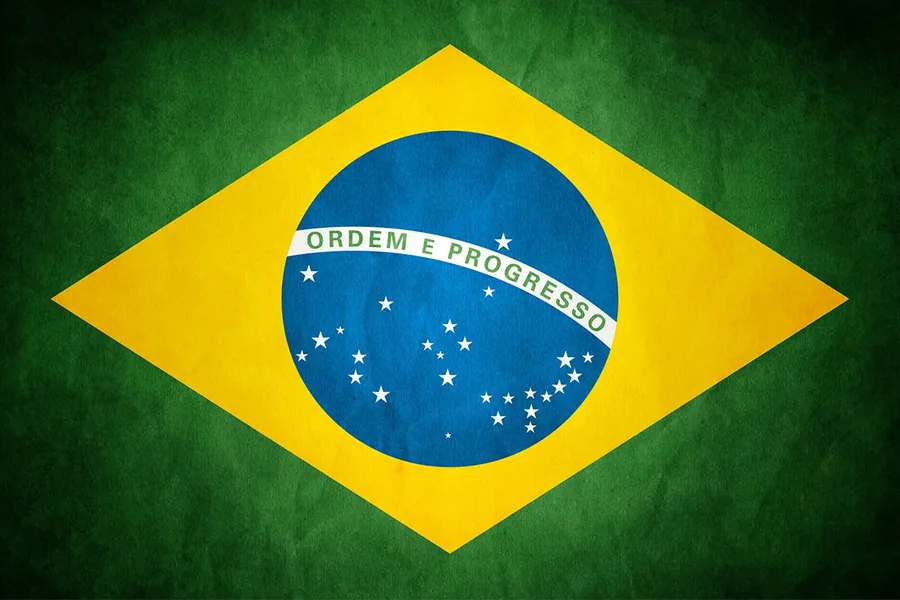 Adesivo para cartão Bandeira do Brasil