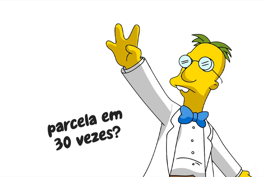 Adesivo para cartão Professor Farnsworth Parcela
