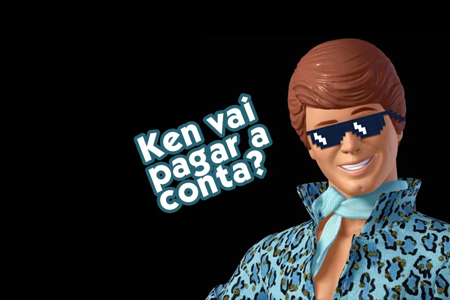 Adesivo para cartão Ken Vai Pagar Conta