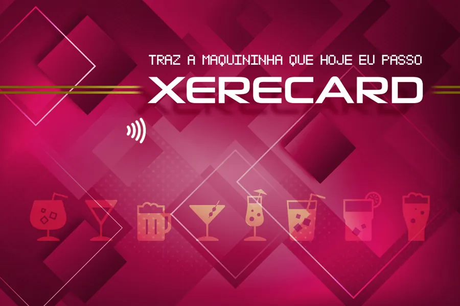 Adesivo para cartão Xerecard Rosa Neon