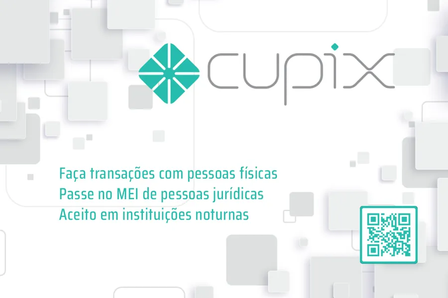 Adesivo para cartão Cupix Financeiro Turquesa