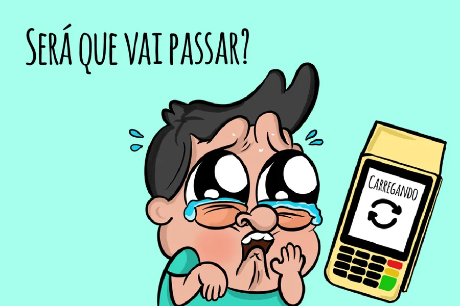 Adesivo para cartão Menino Chorando Azul