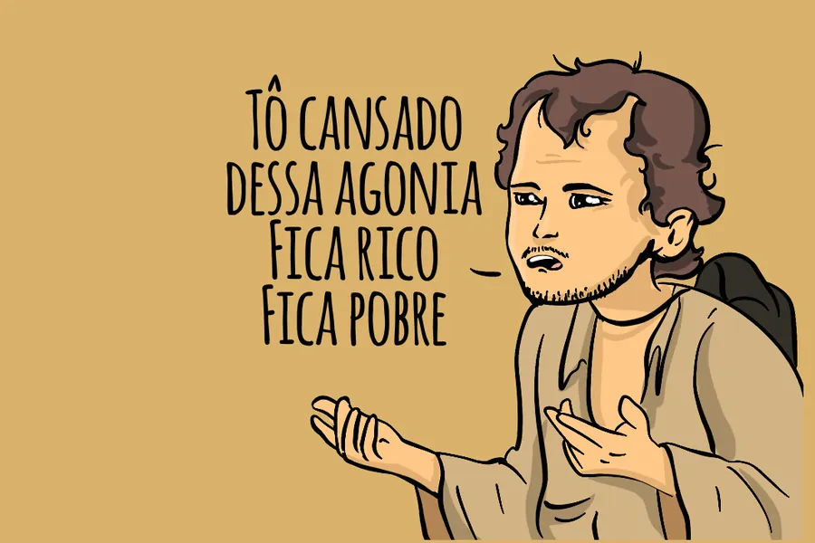 Adesivo para cartão Frase Cansado da Agonia