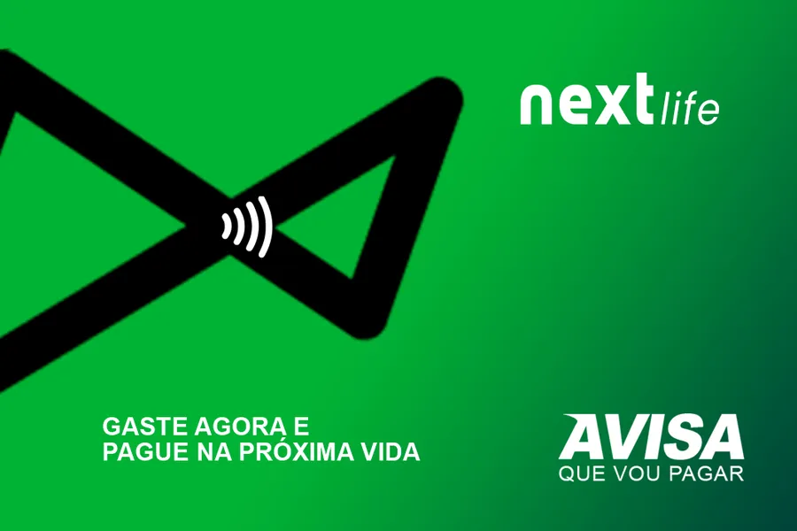 Adesivo para cartão Nextlife Verde Financeiro