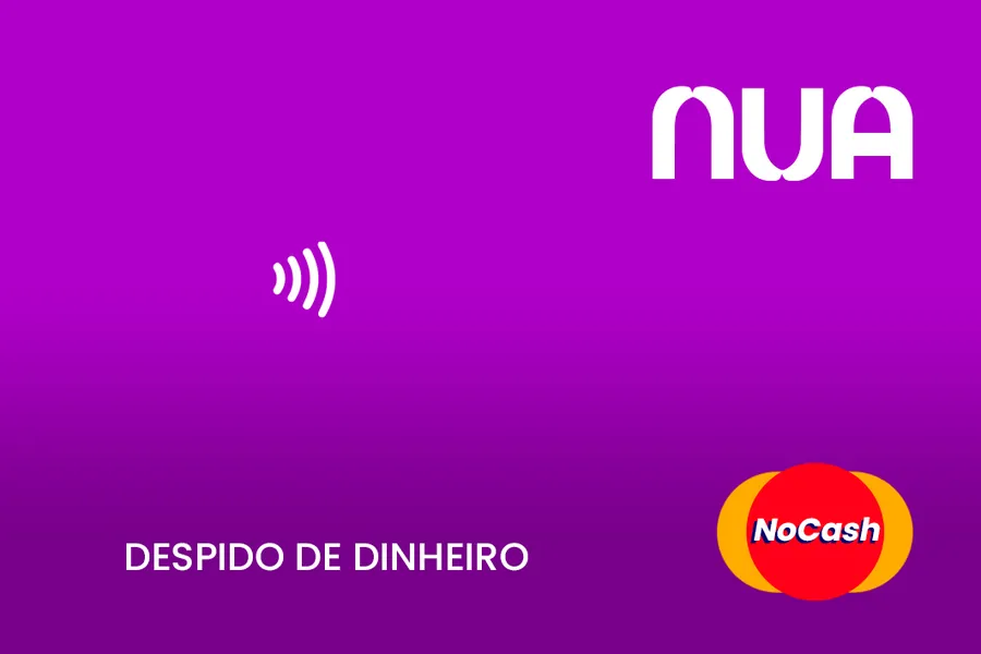 Adesivo para cartão NoCash Roxo Nua
