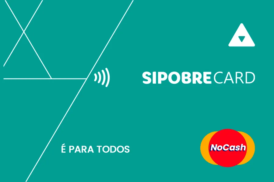 Adesivo para cartão Sipobre Card Verde