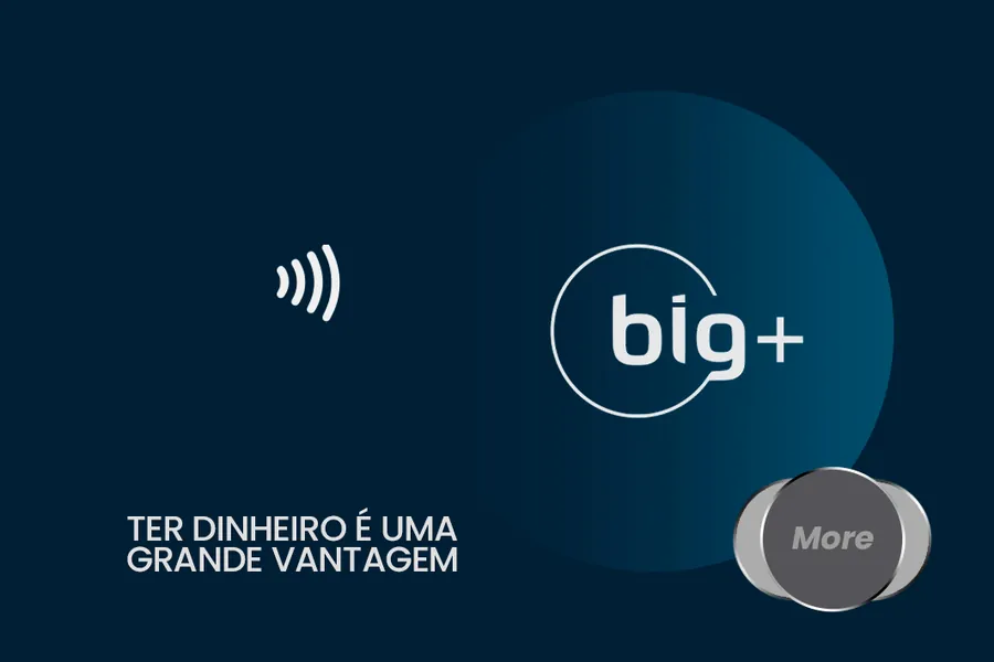 Adesivo para cartão Big+ Azul Escuro