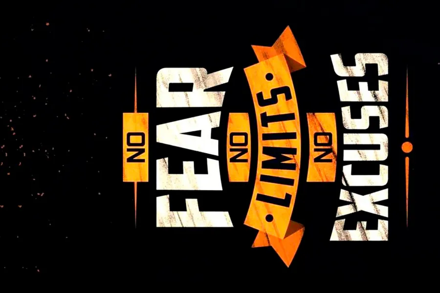 Adesivo para cartão Frase Fear No Limits