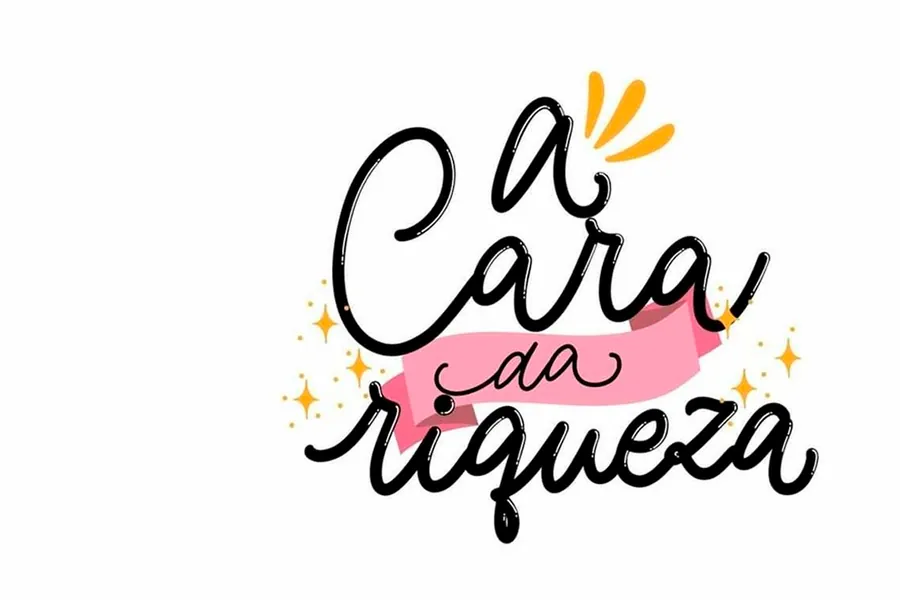 Adesivo para cartão Frase Cara da Riqueza