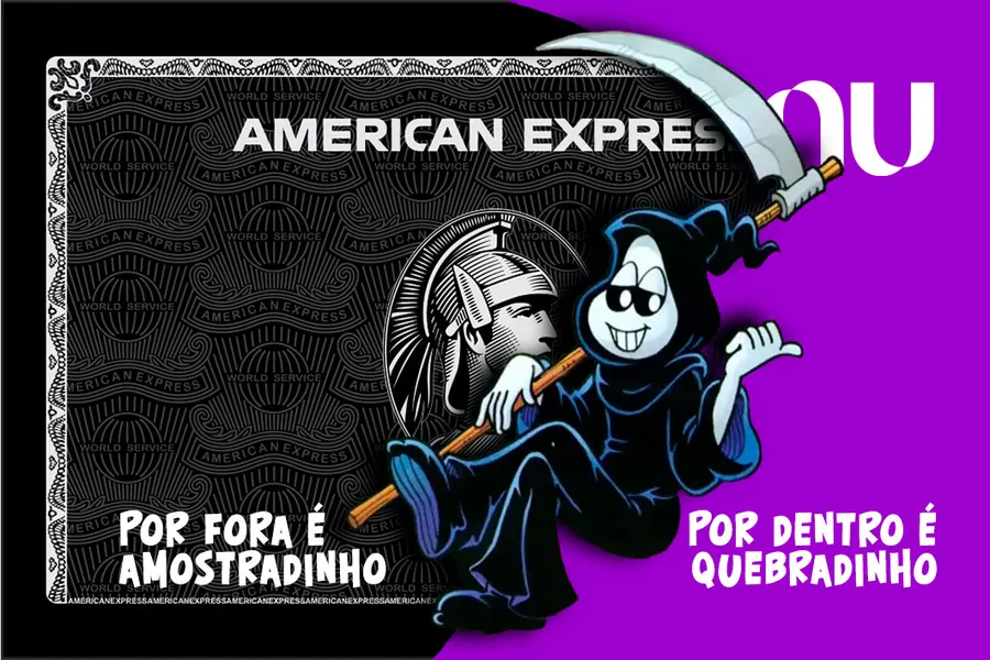 Adesivo para cartão American Express Sombrio