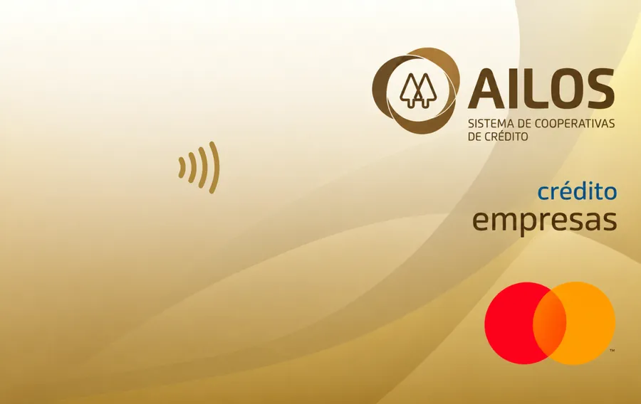 Cartão PVC Ailos Crédito Empresas Mastercard