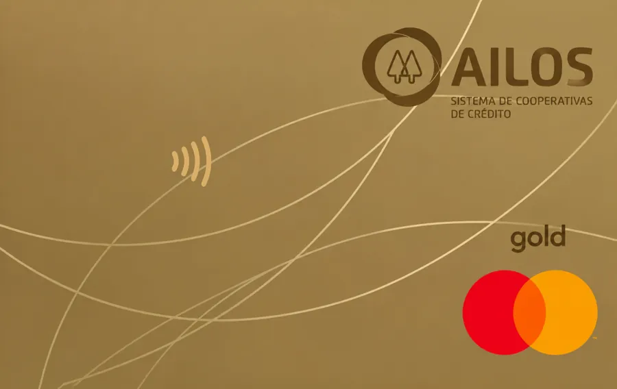 Cartão PVC Ailos Gold Mastercard