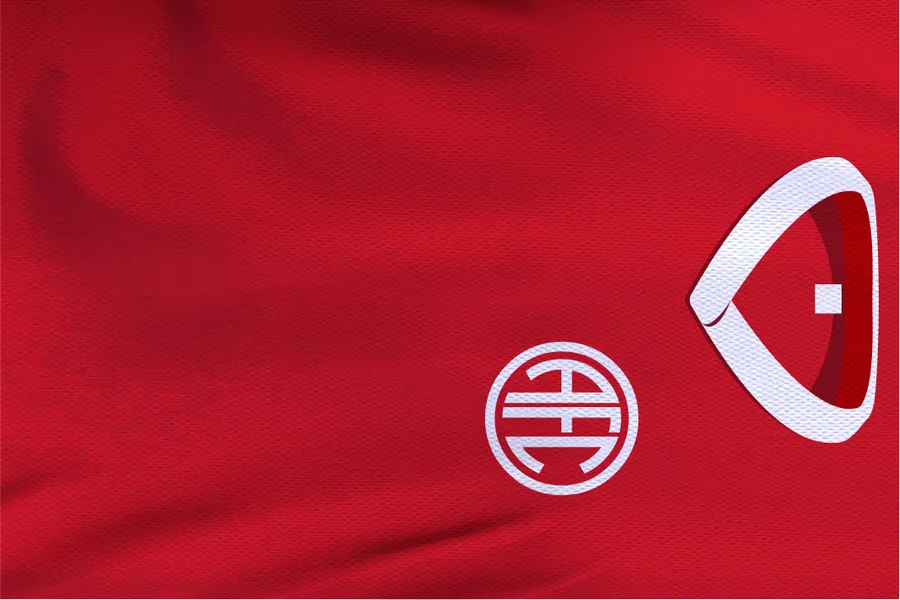 Adesivo para cartão Camisa América Vermelha (frente e verso)