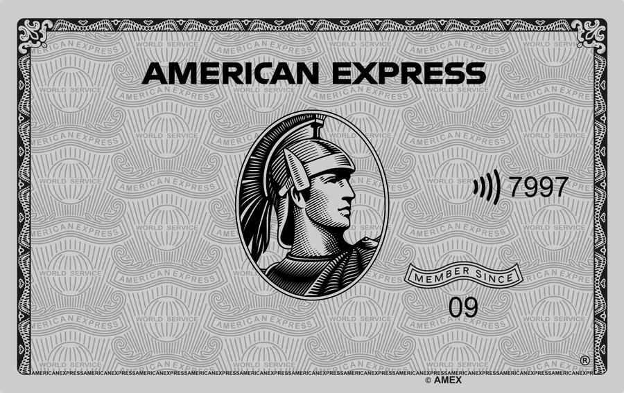 Cartão PVC American Express Platinum