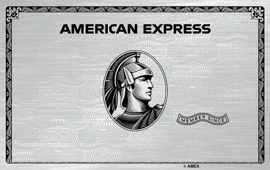 Cartão PVC American Express Platinum Prata