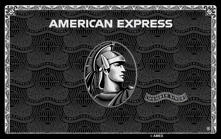 Cartão PVC American Express Centurion