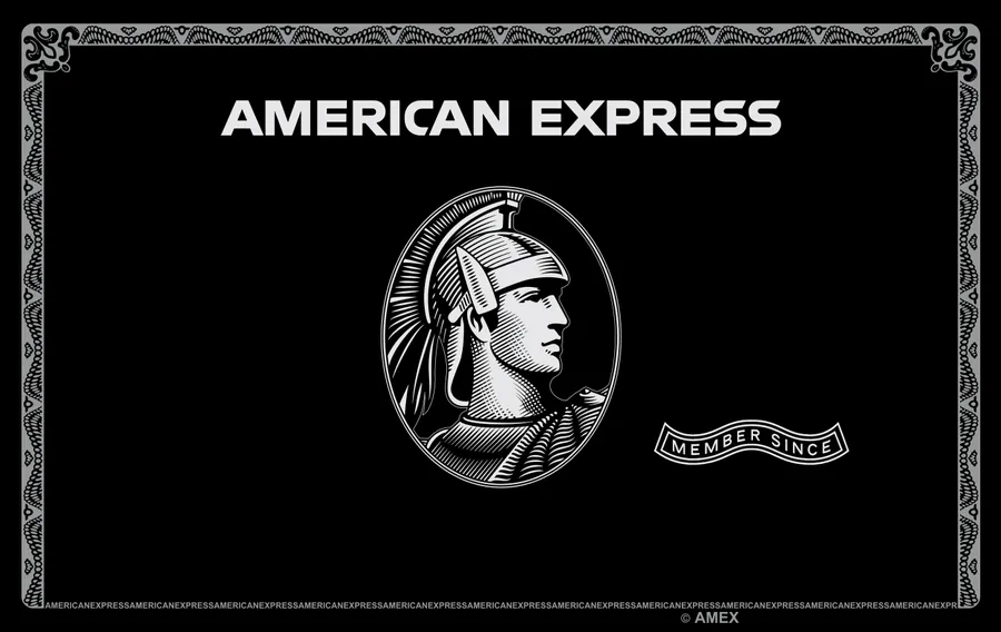 Cartão PVC American Express Black