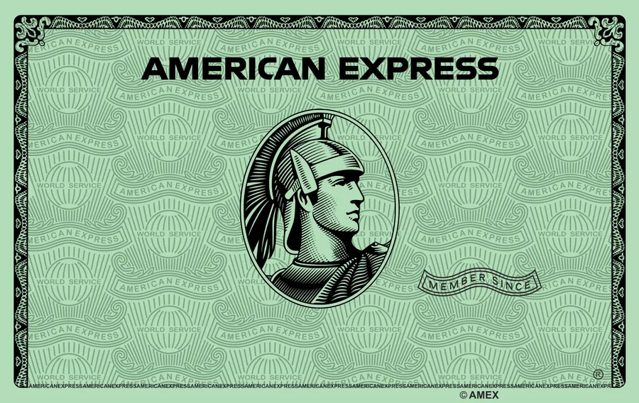 Cartão PVC American Express Green Clássico