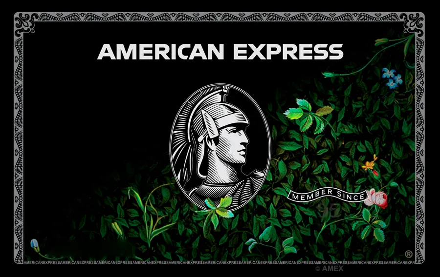 Cartão PVC American Express Floral
