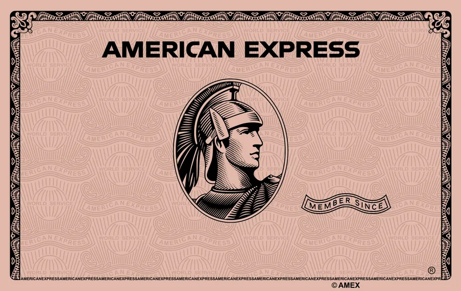 Cartão PVC American Express Rose Gold Clássico