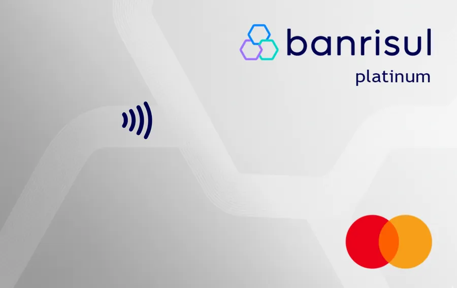 Cartão PVC Banrisul Mastercard Platinum