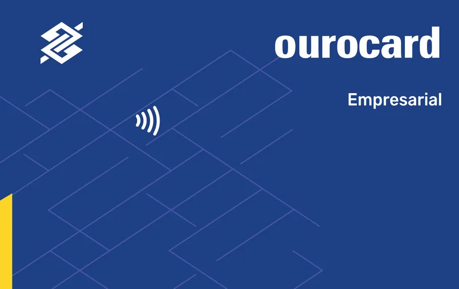 Cartão PVC Ourocard Empresarial Azul