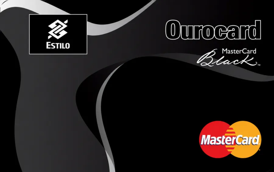 Cartão PVC Ourocard Estilo Mastercard Black
