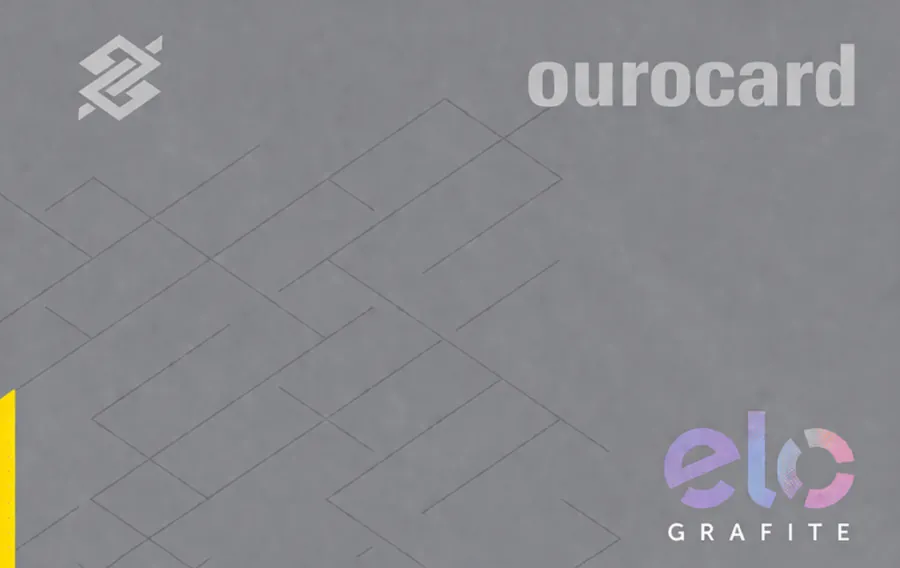 Cartão PVC Ourocard Elo Grafite